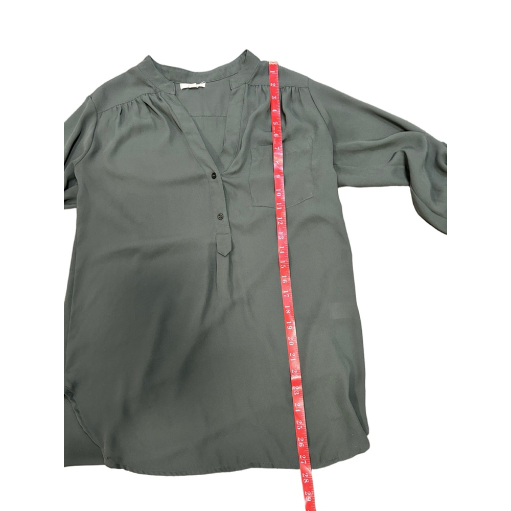 Pleione Green Blouse S - Picture 4 of 7